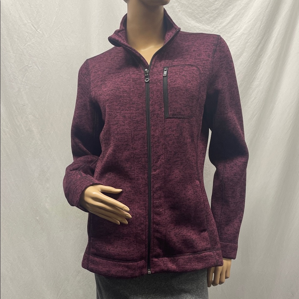 Marc New York Women's Burgundy Full-Zip Jacket